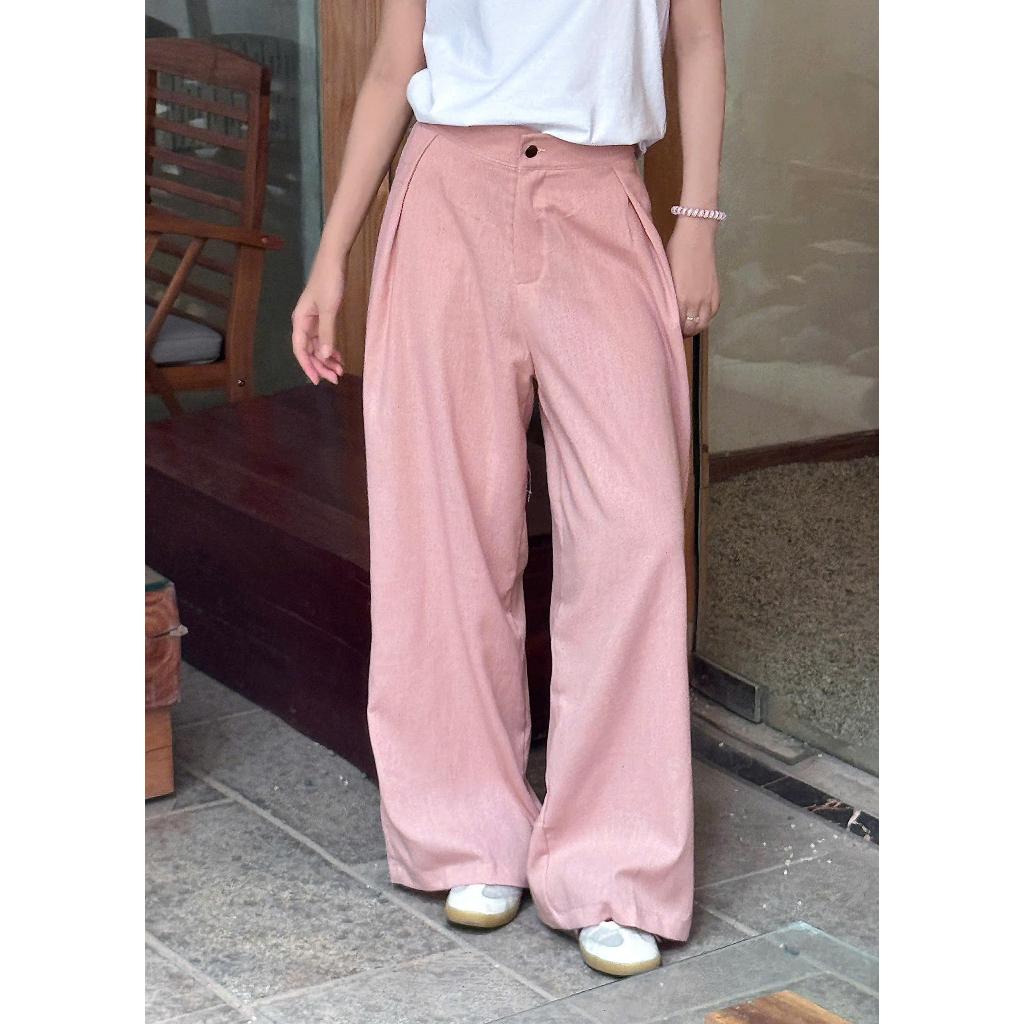 [Xả Hàng] Quần Đũi Suông Local Brand NEVASOME Basic 4 màu Nữ Womenswear