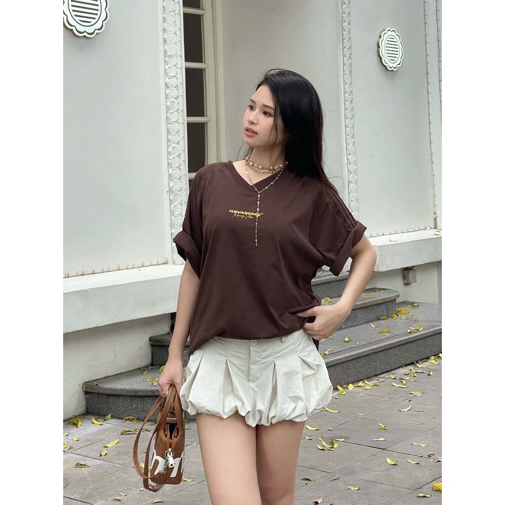 [Xả Hàng] Chân Váy Bí Local Brand NEVASOME Pumpkin Mini Skirt Womenswear