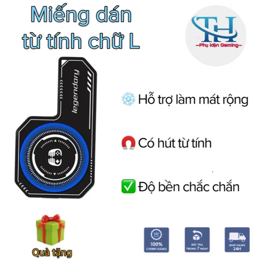 Miếng Dán Từ Tính Chữ L Th Shops- Hỗ Trợ Dẫn Nhiệt Mở Rộng Cho Điện Thoại