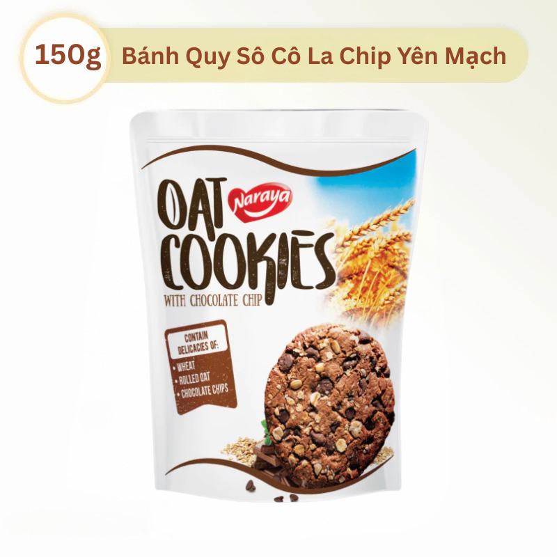 Bánh Quy Sô Cô La Chip Yến Mạch Naraya 150g | Shopee Việt Nam