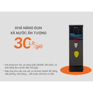 Máy Đun Nước Nóng Tự Động Unibar UB-S30L
