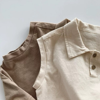 Áo thun ba lỗ cho bé trai bé gái Batala kids, ÁO POLO SÁT NÁCH cho bé từ 10-25kg