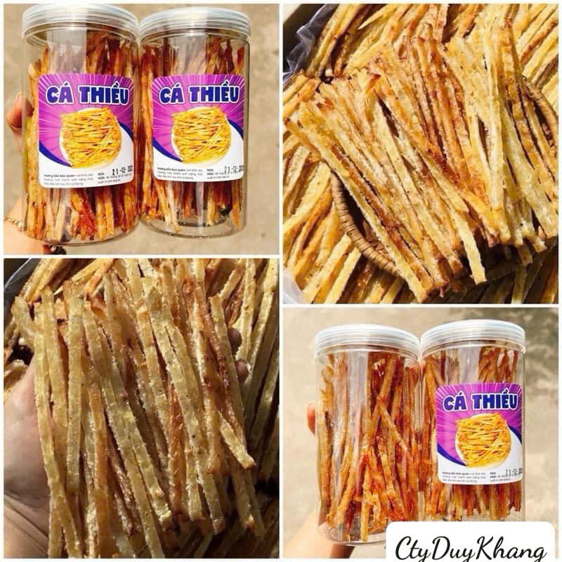 Khô Cá Thiều Que Tẩm Vị loại ngon - 1Hộp pet 300gr