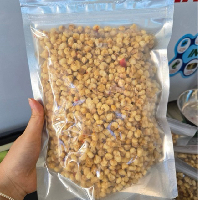 BẮP CHIÊN GIÒN TẨM GIA VỊ TÚI ZIP - ( TÚI zip 1Kg)