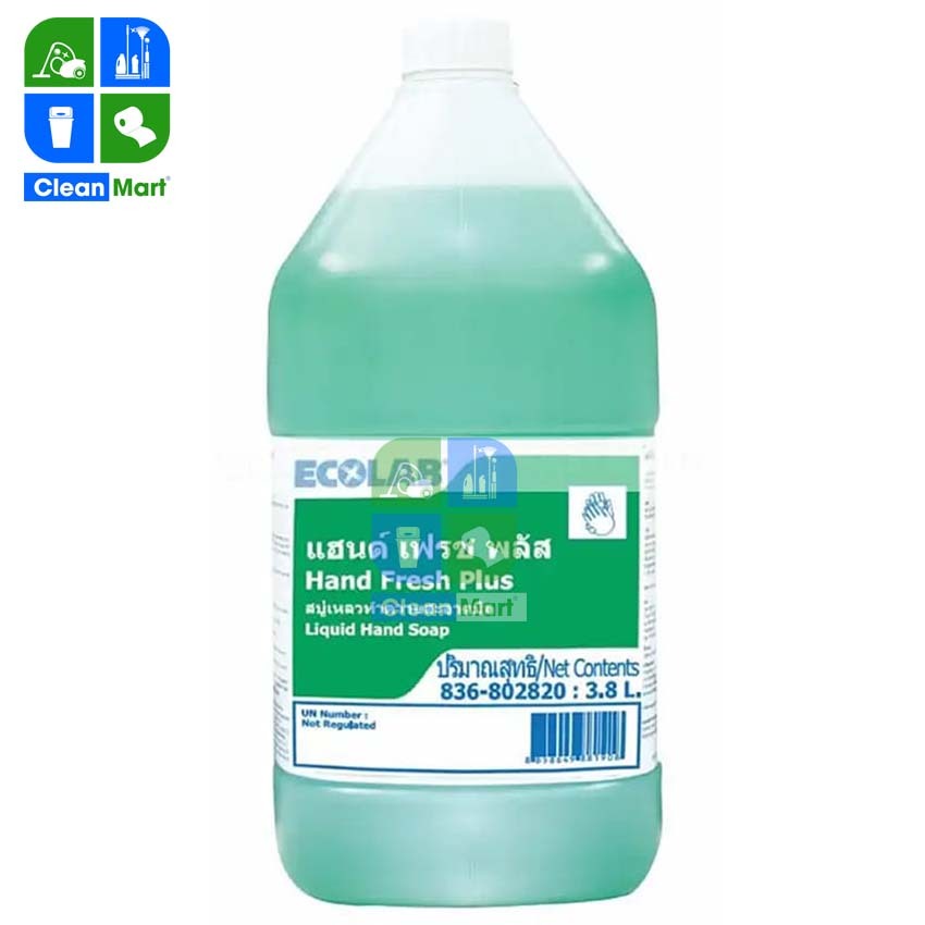 [ECOLAB] Xà Phòng Rửa Tay Ecolab HAND FRESH PLUS 4X Can 3.8Lit - CLEAN ...