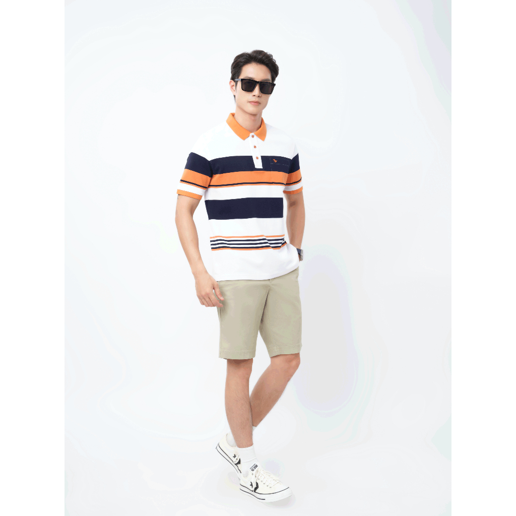 Quần Short Khaki VIETTIEN SMART CASUAL vải Cotton phom REGULAR VT00000441