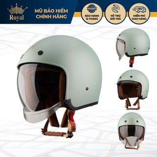 Mũ Bảo Hiểm 3/4 Royal M139 Kính Âm Chính Hãng | Nam Nữ Đi Xe Máy Phượt | BH 12 Tháng Tại NSX
