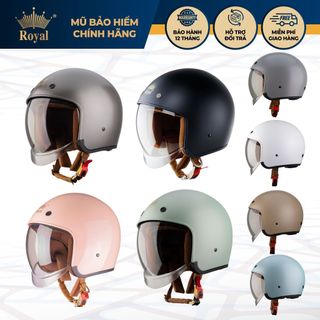 Mũ Bảo Hiểm 3/4 Royal M139 & 1/2 M239 Kính Âm Chính Hãng | Full Size M-XL-XXL, BH 12T tại NSX