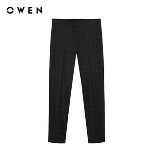 Owen - Quần tây Slim Fit QS252427 màu Xám đậm chất liệu TR Spandex