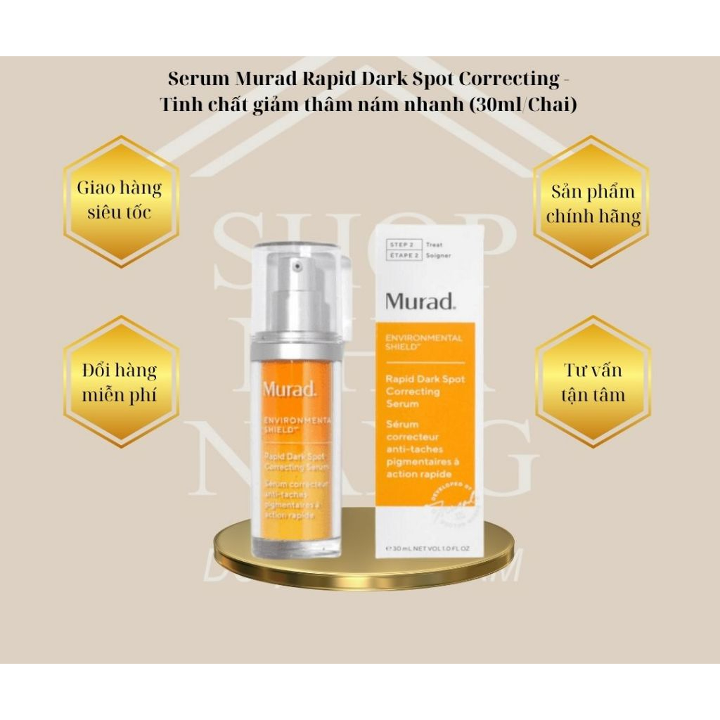 Tinh Chất Giảm Thâm, Làm Sáng, Đốm Nâu Murad Rapid Dark Spot Correcting Serum