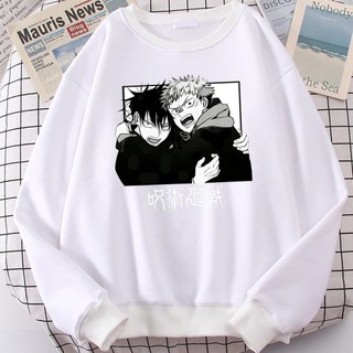 Cửu Âm Chân Kinh Kaisen Anime Truyện Tranh Gojou Satoru In Áo Nỉ Nam Thời Trang Mùa Đông Hoodie Cổ Tròn