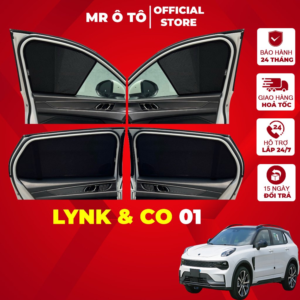 Rèm Che Nắng Cho Xe LYNK & CO 01 Loại 1 MR Ô.TÔ Chống Tia UV Rèm Ô Tô ...