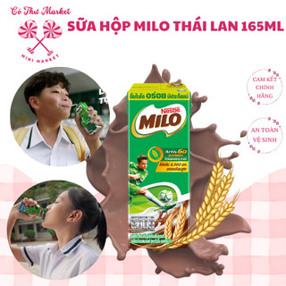 [LỐC 8 HỘP] Sữa Lúa Mạch Milo Nestlé 165ML Thái Lan - CÔ THƯ MARKET