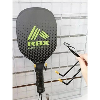 Móc treo vợt Pickleball cài khung lưới ô vuông, móc treo phụ kiện cửa hàng chất liệu sắt sơn tĩnh điện chống rỉ sét