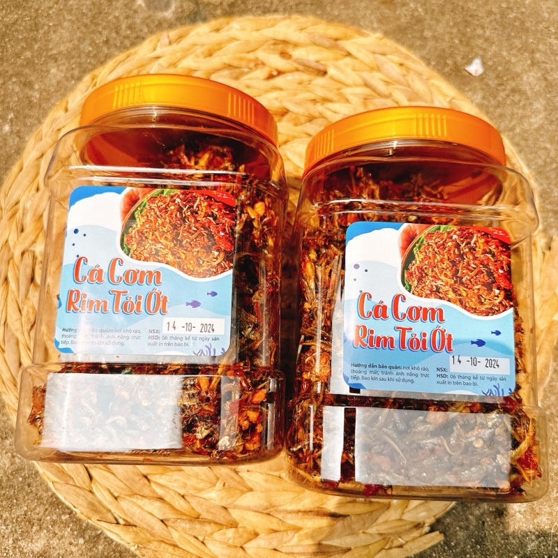 CÁ CƠM RIM TỎI ỚT Đặc Sản Phú Yên - Hộp 250G/300G/500G