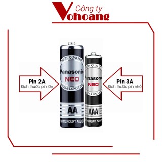 Pin tiểu AA loại tốt Panasonic R6NT - Vỉ 4 viên