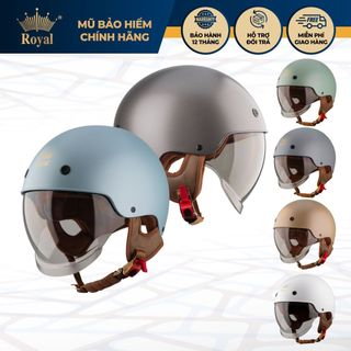 Mũ Bảo Hiểm 3/4 Royal M139 & 1/2 M239 Kính Âm Chính Hãng | Full Size M-XL-XXL, BH 12T tại NSX