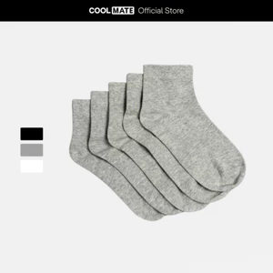 Combo Pack 5 Đôi Tất Vớ cổ trung Coolmate Basics Coolmate