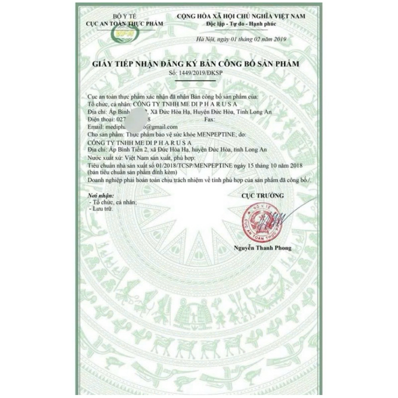 ✅[Chính Hãng] menpeptine hộp 20 ống( hỗ trợ tiêu hoá, date mới)