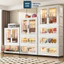 Tủ Quần Áo Gấp Gọn Cho Bé ENODA HOME, Tủ Treo Đồ Đa Năng Gấp Gọn Cửa Trong Suốt, Có Bánh Xe Dễ Di Chuyển TUN060