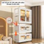 Tủ Quần Áo Gấp Gọn Cho Bé ENODA HOME, Tủ Treo Đồ Đa Năng Gấp Gọn Cửa Trong Suốt, Có Bánh Xe Dễ Di Chuyển TUN060