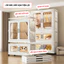 Tủ Quần Áo Gấp Gọn Cho Bé ENODA HOME, Tủ Treo Đồ Đa Năng Gấp Gọn Cửa Trong Suốt, Có Bánh Xe Dễ Di Chuyển TUN060