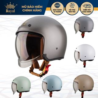 Mũ Bảo Hiểm 3/4 Royal M139 Kính Âm Chính Hãng | Nam Nữ Đi Xe Máy Phượt | BH 12 Tháng Tại NSX