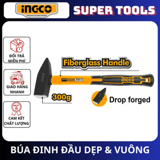 ĐỒ NGHỀ INGCO Búa đinh đầu dẹp & vuông 300g HMHS83001