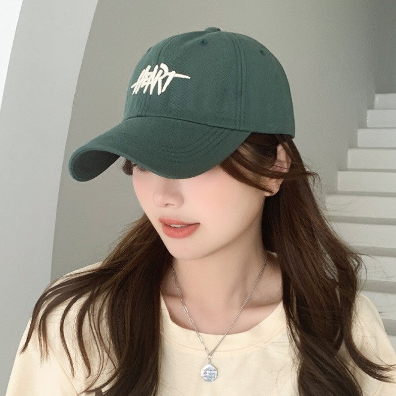 Nón Kết Thêu Chữ HEART Chất Kaki | Mũ Lưỡi Trai Thời Trang Hàn Quốc SG133
