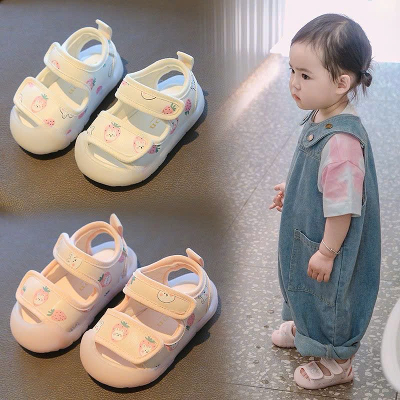 (Order) Dép quai hậu tập đi cho bé gái hình thỏ dễ thương phong cách Hàn Quốc
