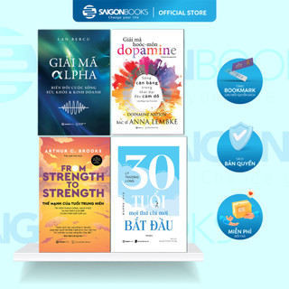 SÁCH - Giải mã Alpha, Giải mã hooc - môn, Thế mạnh tuổi trung niên, 30 tuổi - Saigon Books