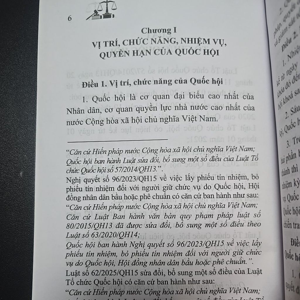 Sách LV2 - Luật tổ chức Quốc Hội (NXB Lao động)