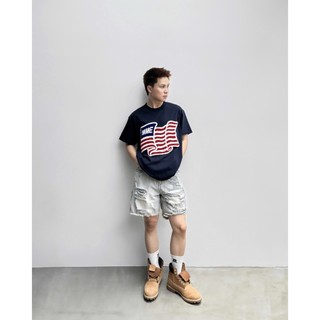 Áo thun MMESTLINE "US EMBROIDERY" form Boxy chất liệu Premium Cotton Thêu Chữ Xù Bông Cao Cấp