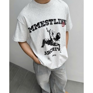 Áo thun MMESTLINE "ICARUS" form Boxy chất liệu Premium Cotton in lụa Trame