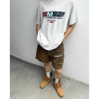 Áo thun MMESTLINE "RACEWAY" form Boxy chất liệu Premium Cotton In Lụa Trame