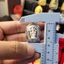 Mặt Dây Chuyền Phật Tứ Diện Bạc 3cm – Khung Kính Đính Đá, Sáng Nhẹ Dễ Đeo