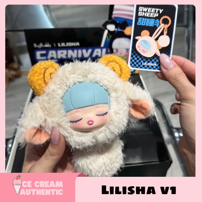 [hỏa tốc HCM] Blindbox móc khóa gấu bông Lilisha V1 chính hãng - ice.cream.authentic