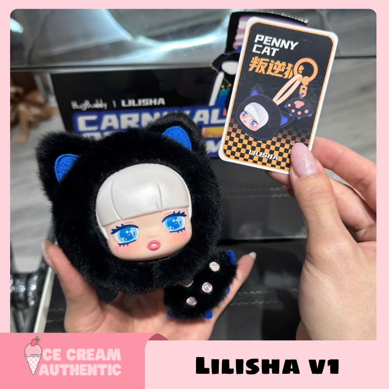 [hỏa tốc HCM] Blindbox móc khóa gấu bông Lilisha V1 chính hãng - ice.cream.authentic
