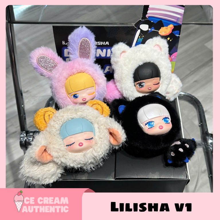[hỏa tốc HCM] Blindbox móc khóa gấu bông Lilisha V1 chính hãng - ice.cream.authentic
