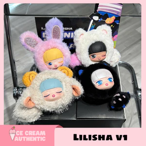 Blindbox móc khóa gấu bông Lilisha V1 chính hãng - ice.cream.authentic
