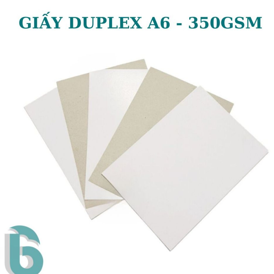 [GIẤY DUPLEX] GIẤY DEPLEX ĐỊNH LƯỢNG 350GSM A6 | GIẤY DUPLEX DÀY LÀM ...