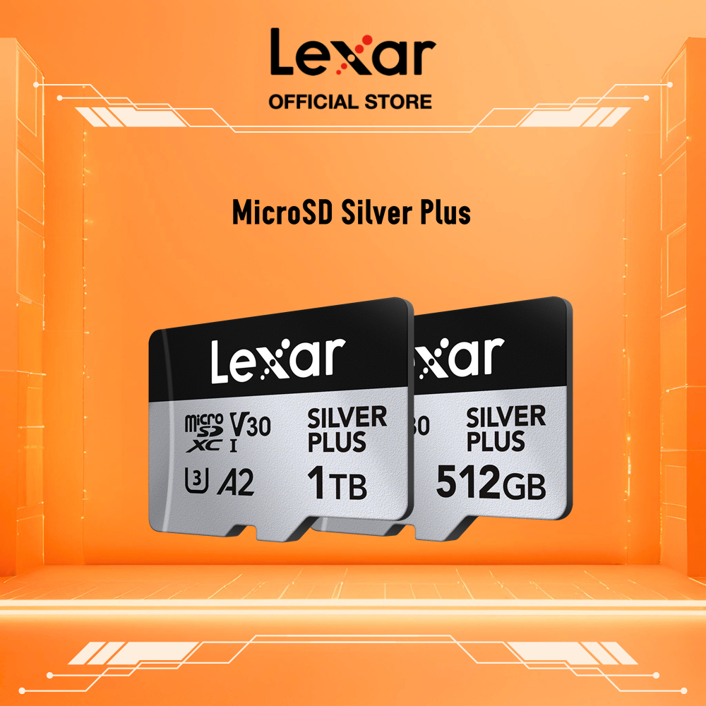 Thẻ Nhớ MicroSD Lexar SILVER PLUS 512GB-1TB 205MB/s UHS-I U3 Tương ...