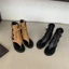 Giày boot chiến binh CAILUOYA xỏ ngón đế độn 4.5cm basic sang trọng, giày boot nữ LAL18