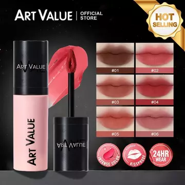Son Kem Lì ART VALUE Chất Bùn – 6 Tông Màu Tuỳ Chọn, Lì Mịn, Lâu Trôi A75