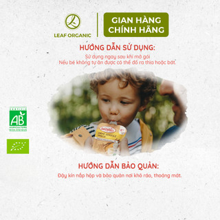 Thực phẩm bổ sung váng sữa hữu cơ cho bé vị vani và cacao Babybio 85g cho bé từ 6 tháng