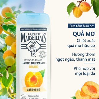 Sữa tắm 98% hữu cơ Le Petit Marseillais (400ml)