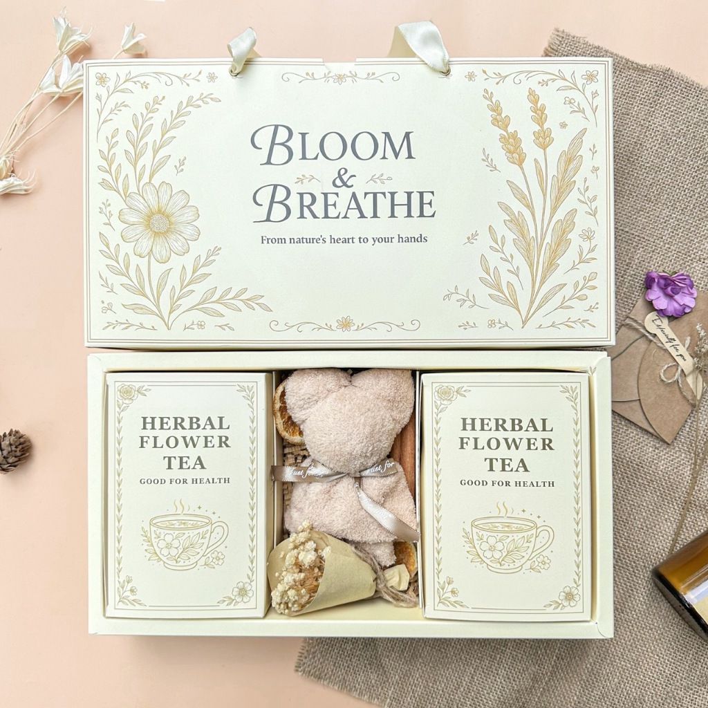 Bộ - Set Quà Tặng Trà Thảo Mộc Kilig Gifts 4 Hương Vị Dưỡng Nhan