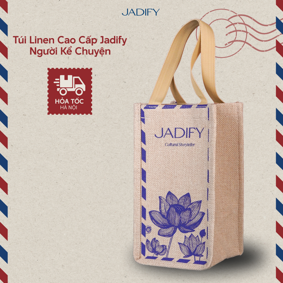 Túi Linen Cao Cấp Jadify - Người Kể Chuyện | Shopee Việt Nam