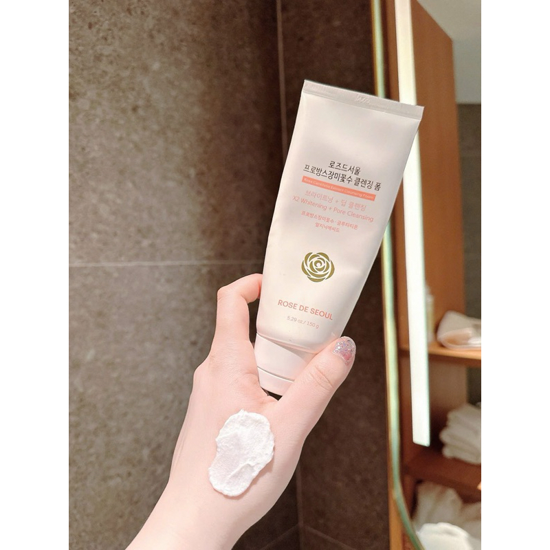 Sữa rửa mặt rose de seoul rose centifolia extract cleansing foam 150g – hạn 2028 Hàn Quốc  IS327
