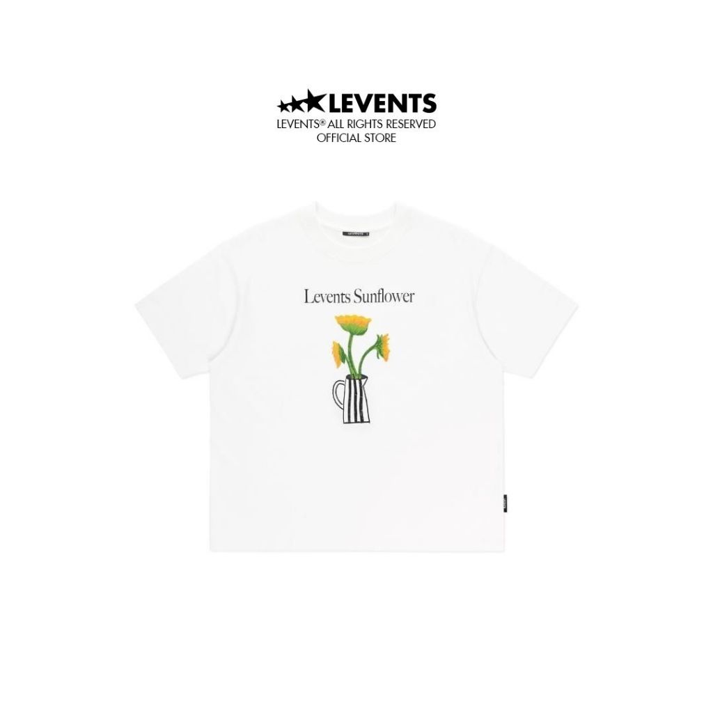Áo Thun Levents Sunflower Semi-Oversize Tee 100% Cotton T-shirt Unisex ...
